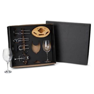 Kit Vinho e Utensílios de Cozinha 7 Peças Personalizado
