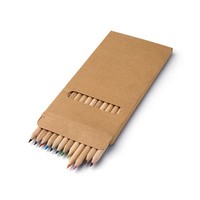 Lápis de Cor 12 Cores Madeira Reflorestada Personalizado