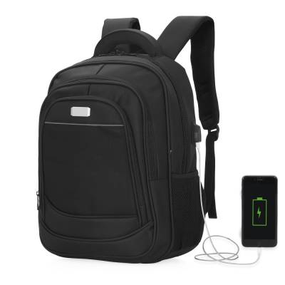 Mochila para Notebook 15 Polegadas em Poliéster Jacquard Personalizada