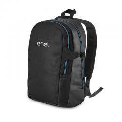 Mochila Para Notebook 17 Polegadas Em Nylon 900d Com Detalhes Em Couro Sintético Personalizada