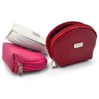 Necessaire Couro Sintético Texturizado Personalizada