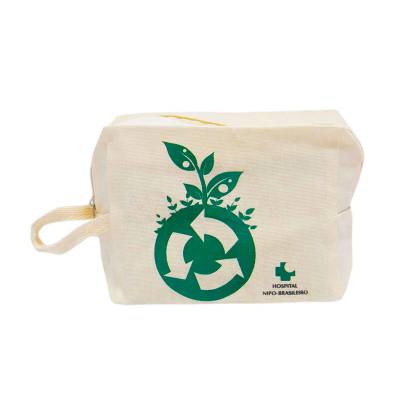 Necessaire Ecológica em Algodão Reciclado Personalizada