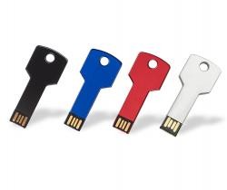 Pen Drive Formato Chave em Metal Personalizado