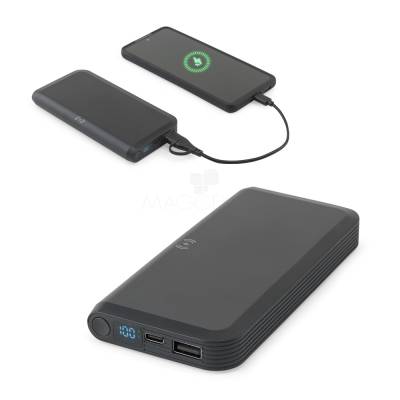 Power Bank 10000mAh com Carregamento Sem Fio Personalizada