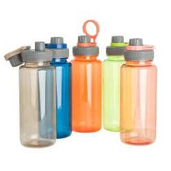 Squeeze Plástica de 1 Litro Com Tampa Rosqueável e Alça Personalizada