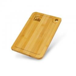 Tábua de Bambu Para Petiscos Personalizada